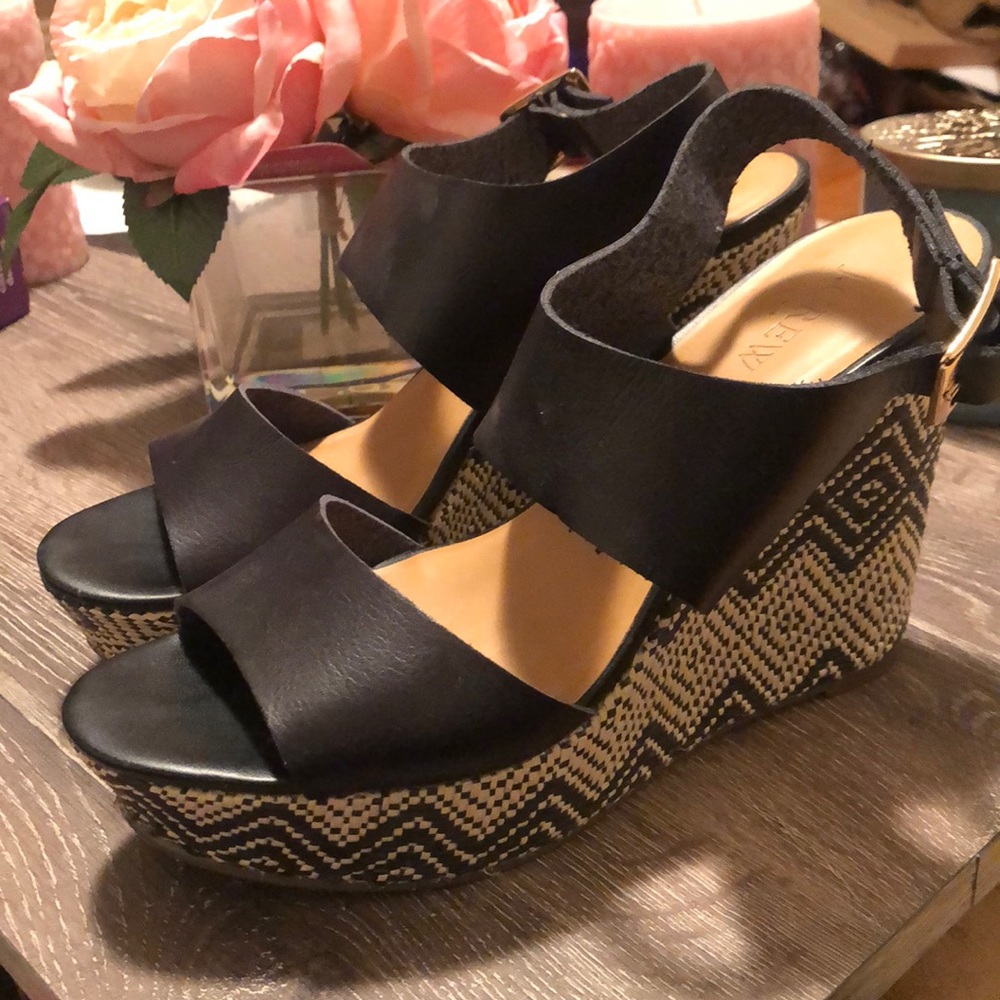 Jcrew Factory | Leather Wedges
